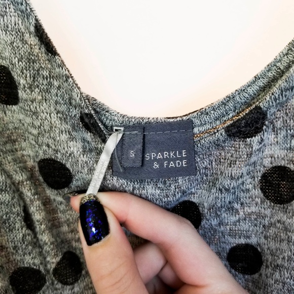 Urban Outfitters Gray & Black Polka Dot Dress! - Picture 4 of 7